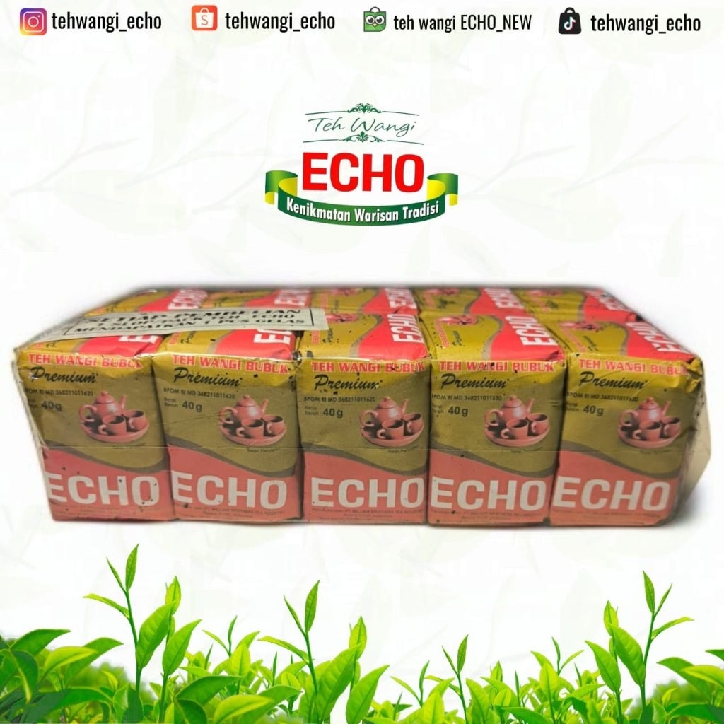 

Teh Wangi ECHO Gold ( 1 Slop isi 10 pcs x 40 Gr )