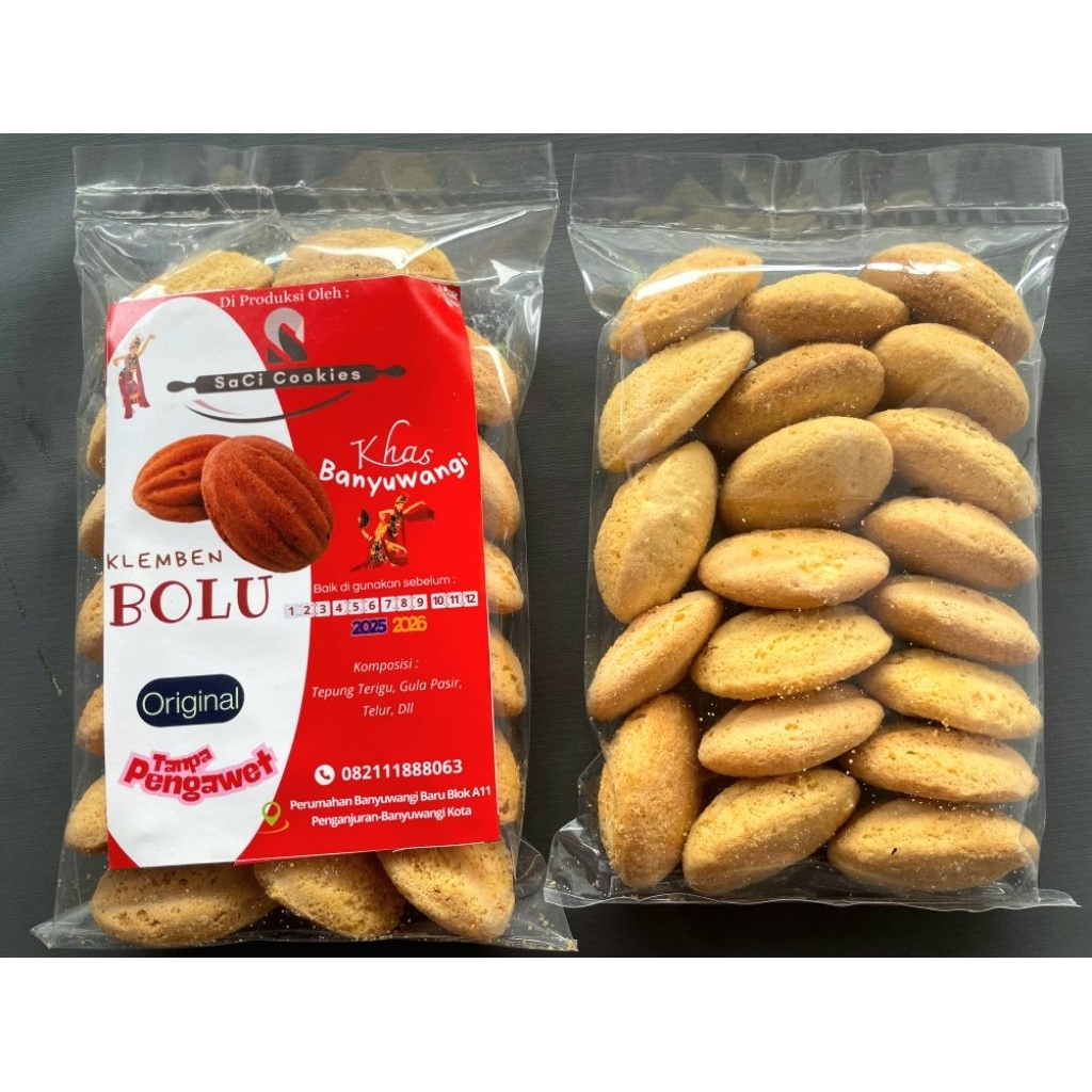 

Bolu klemben Original Kering isi 20 biji