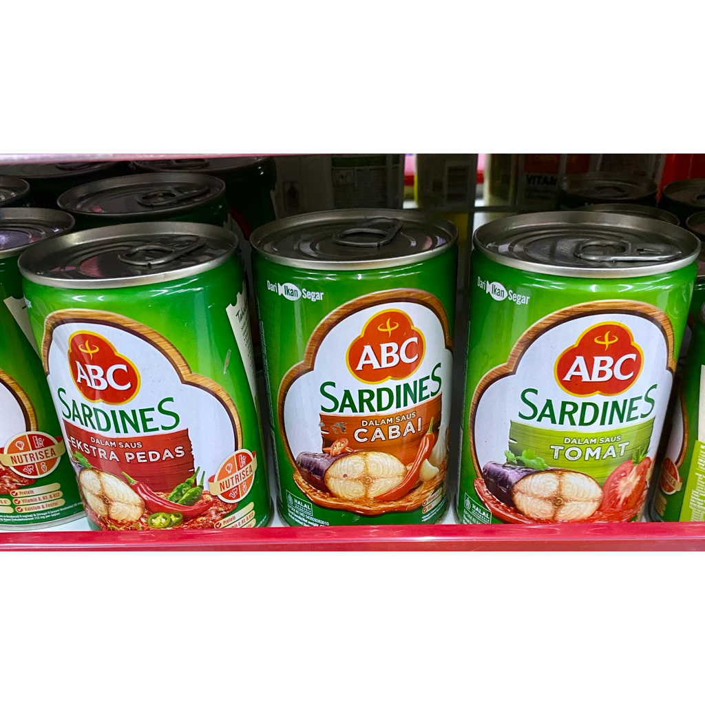 

ABC Sarden 425 g besar