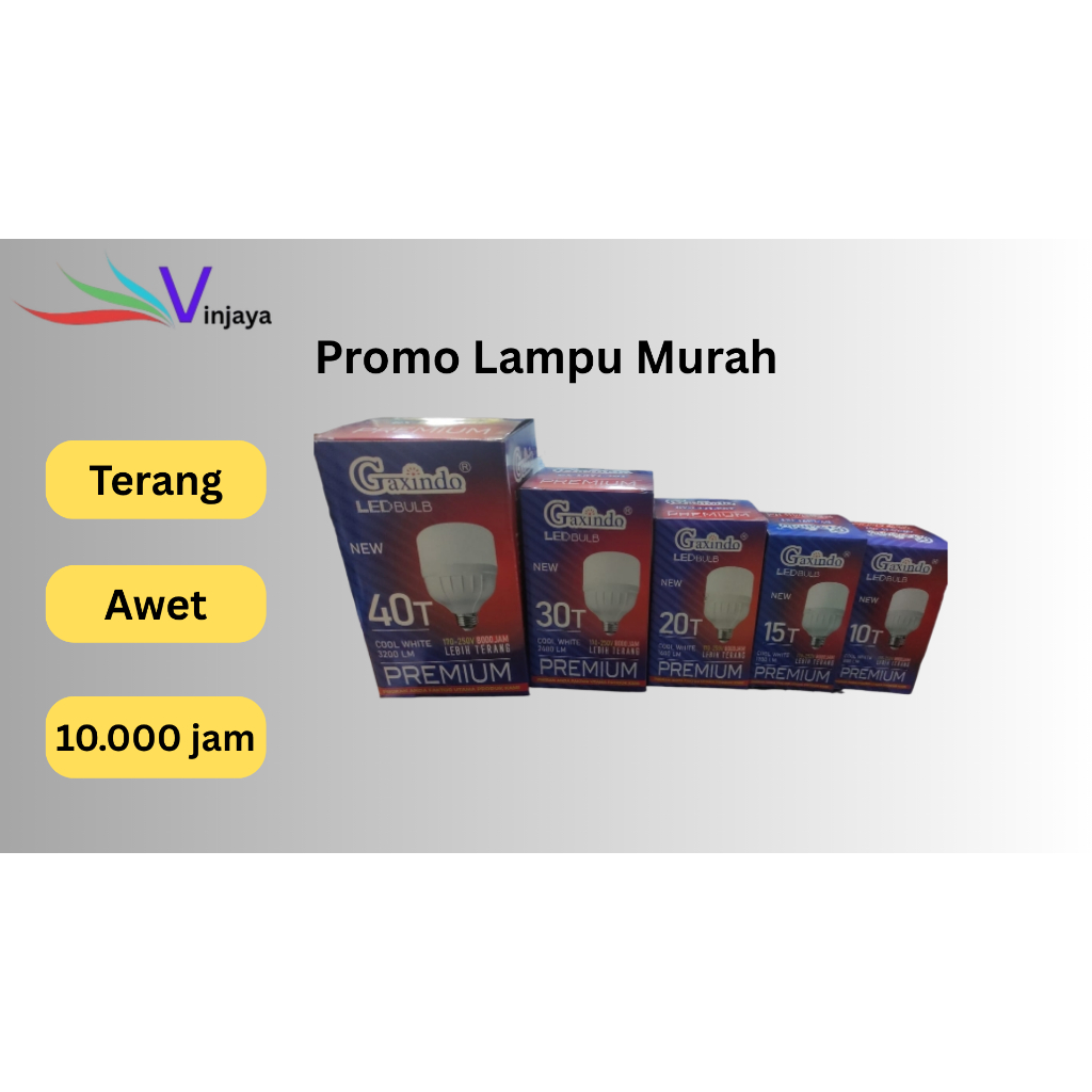 Lampu LED GAXINDO Lampu Capsul LED