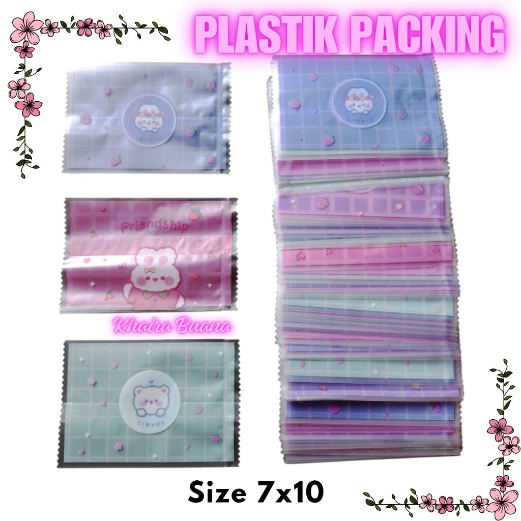 

Plastik packing plastik kemasan mini gift untuk perpisahan, ulang tahun, ucapan terimakasih, ucapan semangat ujian dll