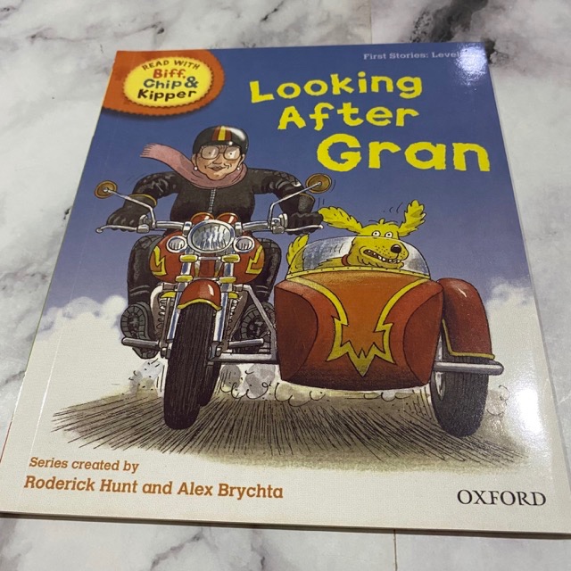 Looking after Gran reprint oxford reading phonics Buku Cerita anak bahasa inggris dongeng sebelum ti