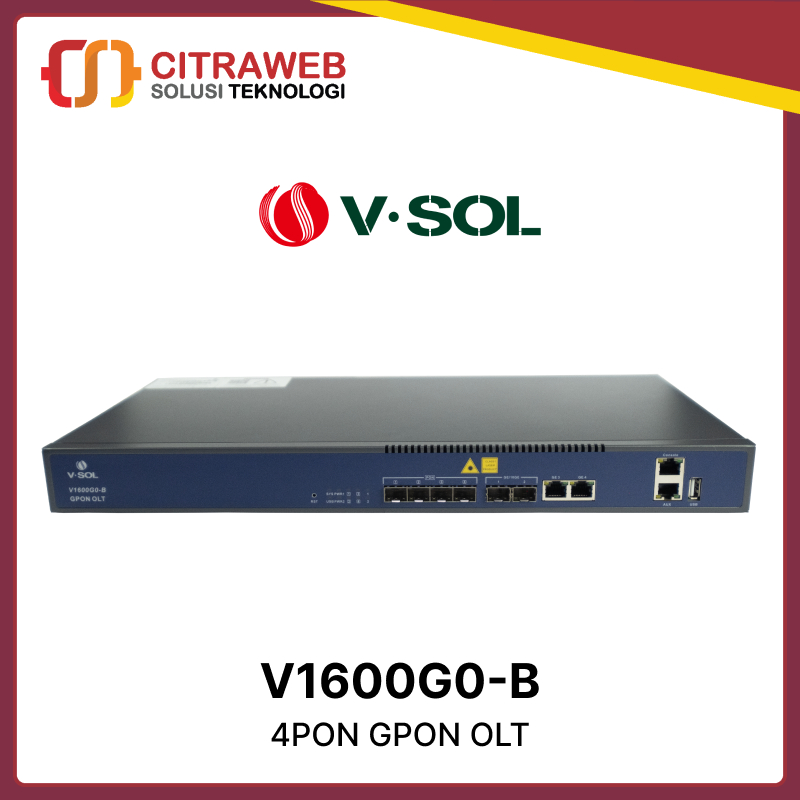 V-SOL V1600G0-B 4 PON GPON OLT vsol v1600g0-b 4 port pon gpon olt