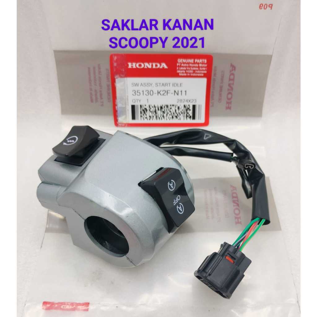HOLDER SAKLAR TOMBOL KANAN NEW SCOOPY KEYLES SWITCH SAKLAR STARTER NEW SCOPY KEYLES NEW SCOOPY 2021 