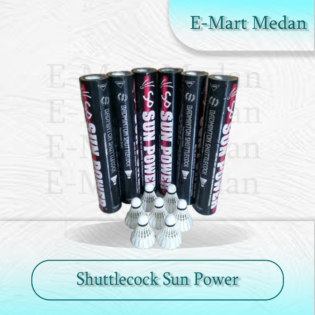 SHUTTLECOCK / KOK BADMINTON / BOLA BULUTANGKIS SUN POWER