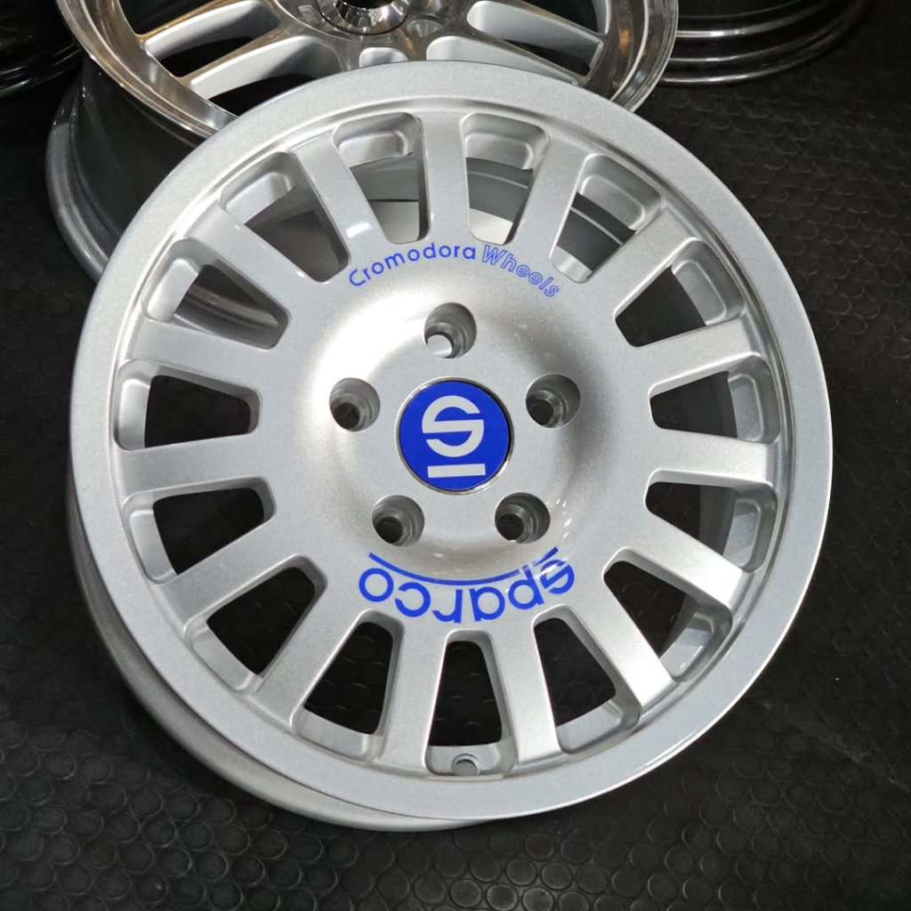 Velg Sparco Cromodora Ring 15 Lebar 7 ET 42 PCD 5x114 Warna Silver | Velg R15 | Velg Mobil | Velg Ra