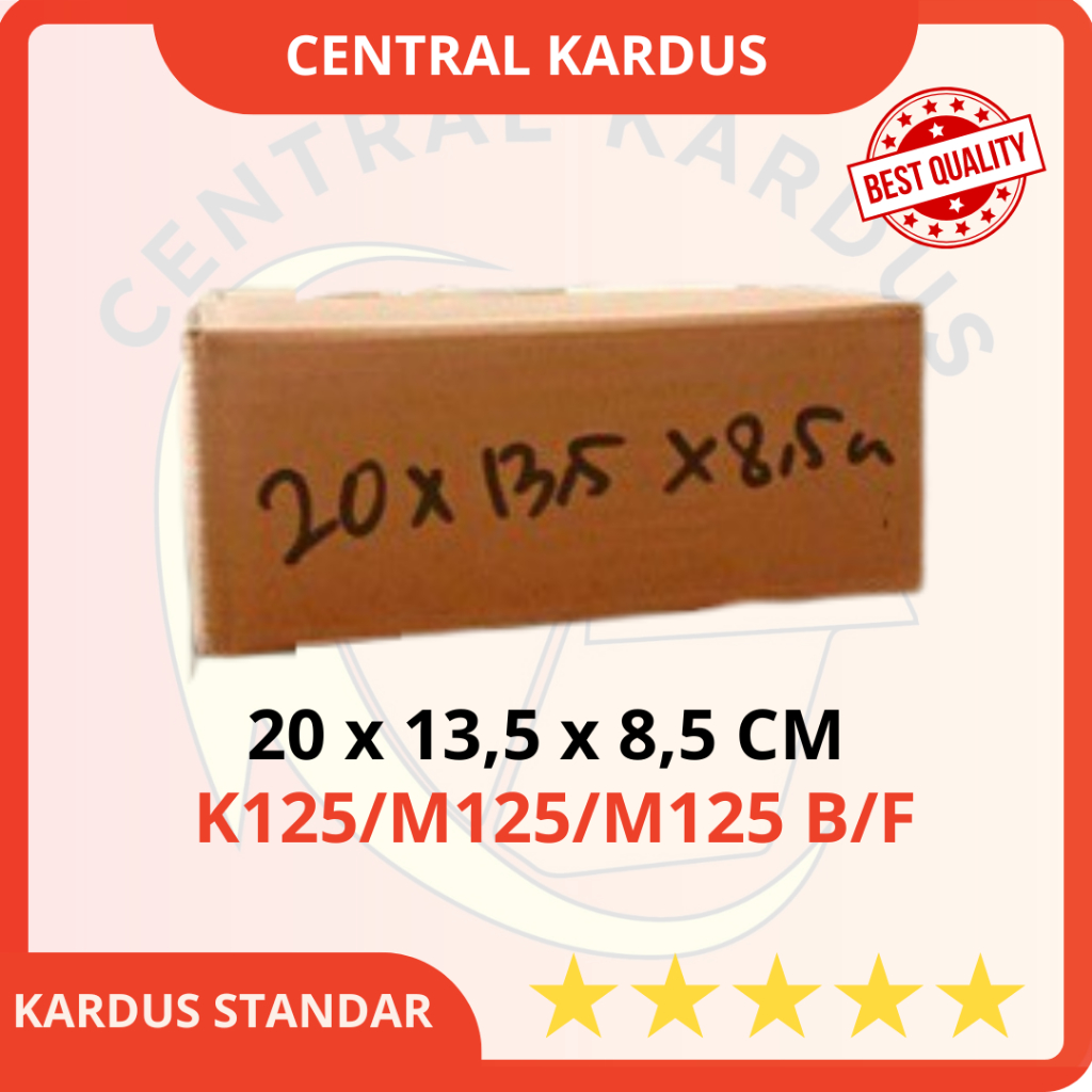 

( ISI 1 PCS )KARDUS / KARTON PACKAGING DOUBLE WALL UK 20x13,5x8,5CM/Kardus medium polos grosir termurah