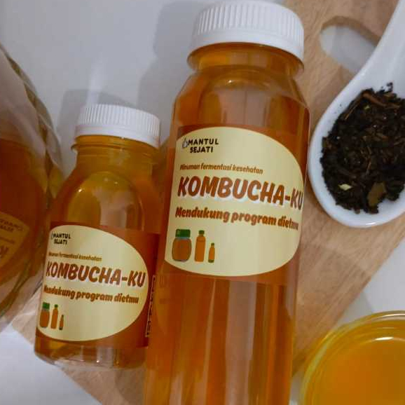 

Kombucha Minuman Fermentasi Teh Kesehatan 50 ml 250 ml 1 Liter - MANTUL SEJATI