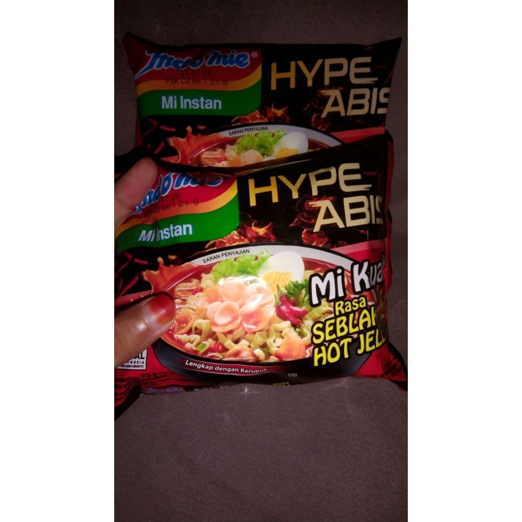 

MIE INSTAN SEBLAK HOT JELETOT 1 Bungkus [Hype Abiss]