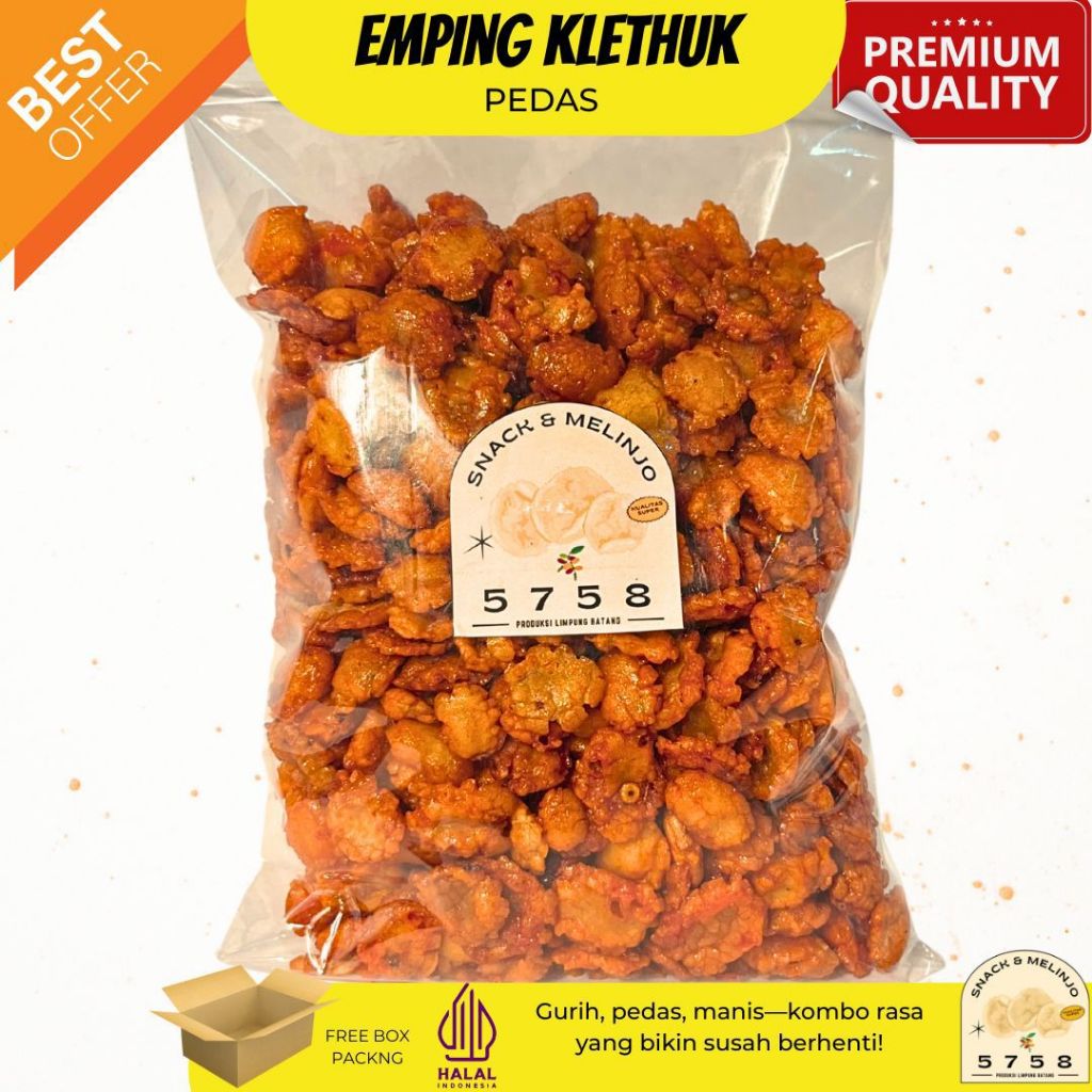 

Emping Melinjo Pedas Manis Gurih