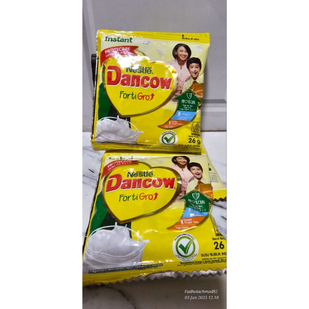 

DANCOW FORTIGROW /SUSU BUBUK PUTIH/ DANCOW SACHET