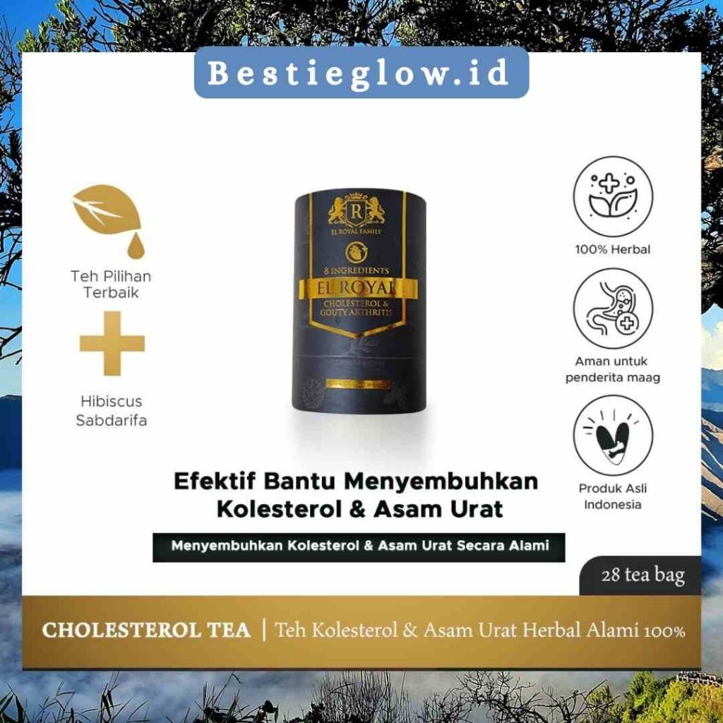 

El Royal Cholesterol & Gouty Arthritis - Kolesterol dan Asam urat - Efektif membantu menurunkan kolesterol dan asam urat