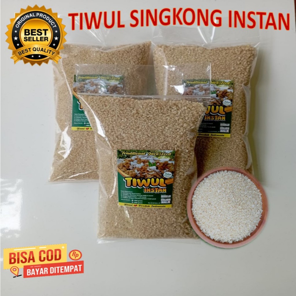 

Oyek / Tiwul Original Asli dari Beras Singkong