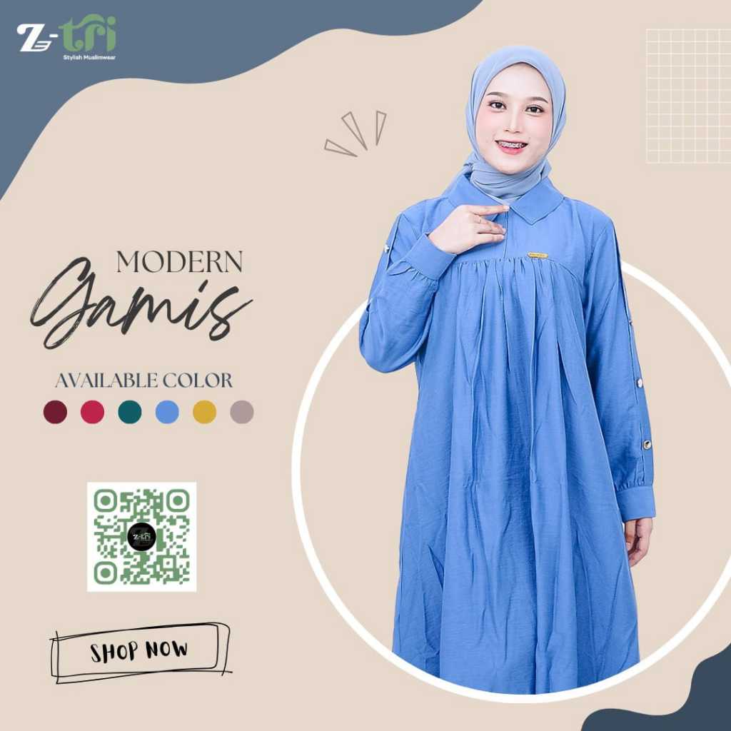 Gamis Wanita Syari Gamis Anggun Simple Trendy Model Abaya Favorit Keren Modis Desain Elegan Terjamin