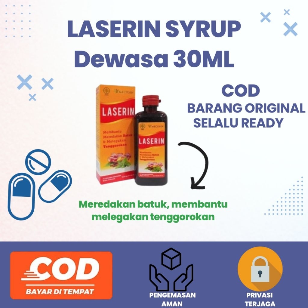 

Laserin Syrup Dewasa 30ml