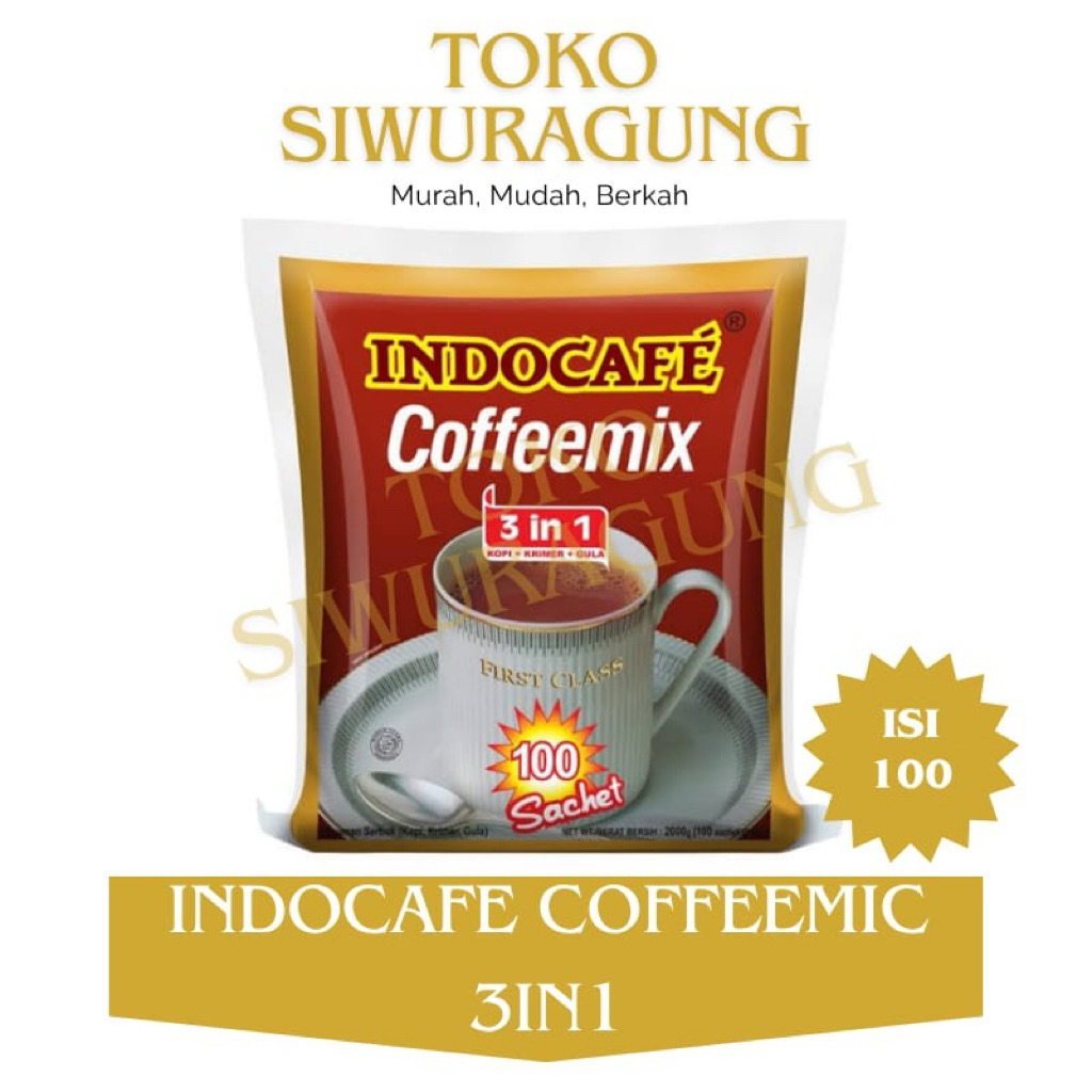 

INDOCAFE COFFEMIX PAK [BELI 3 GRATIS GIFT] ISI 100 X 20 gr (bag/pak)