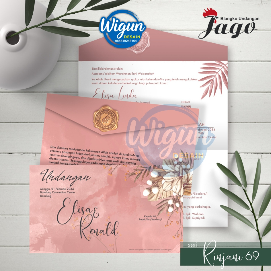 [JAGO] UNDANGAN PERNIKAHAN MURAH UNDANGAN UNIK UNDANGAN KHITAN