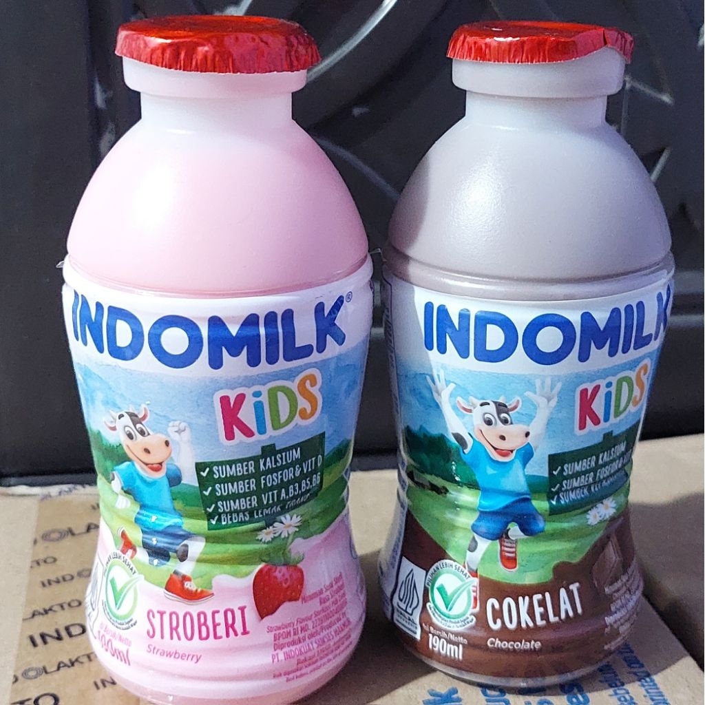 

susu indomilk 1 dus/karton isi 24 botol x 190ml