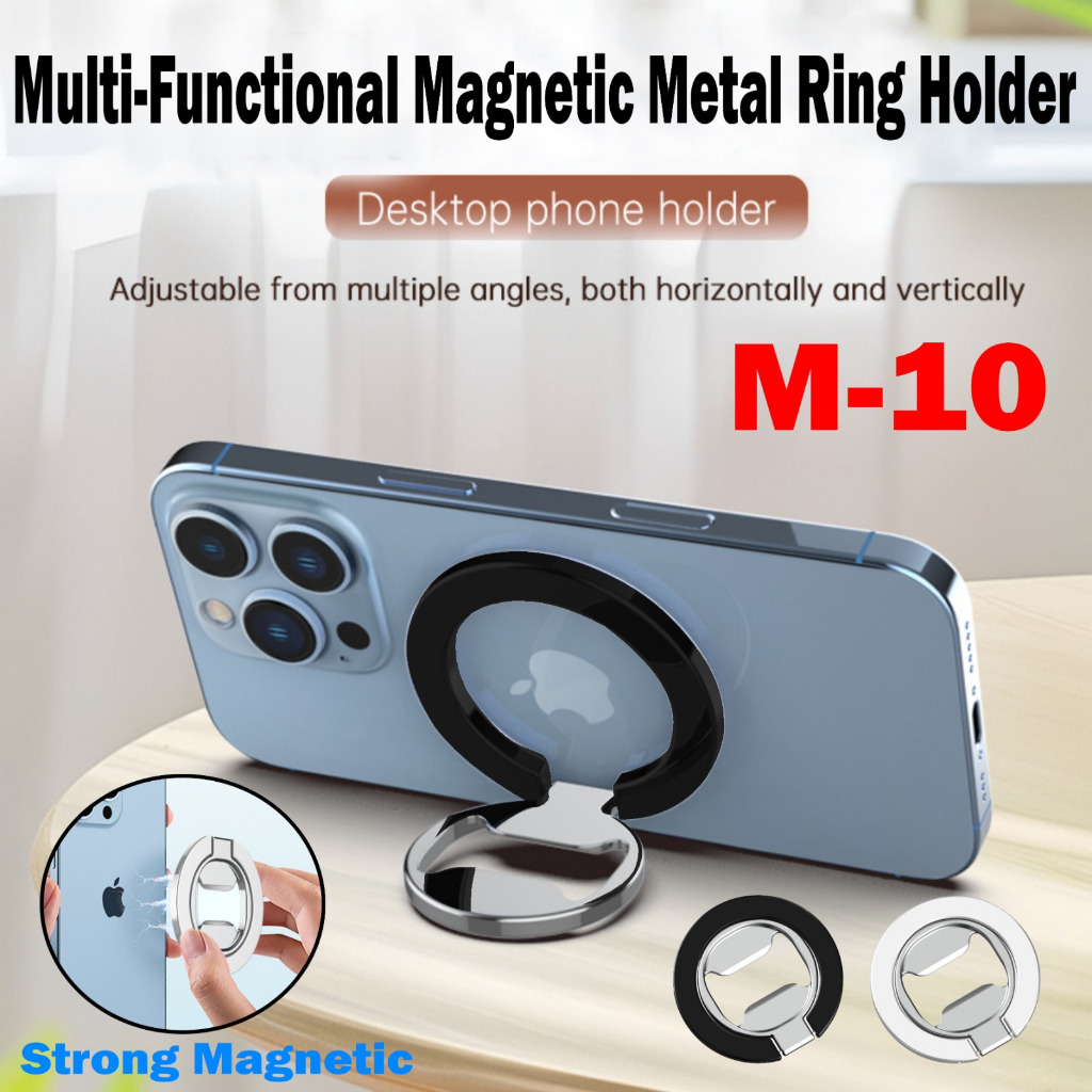 Ring Holder HP Metal Magnet Ring Holder Multifungsi Pembuka Botol / Ring Holder Magnetic Metal HP M-