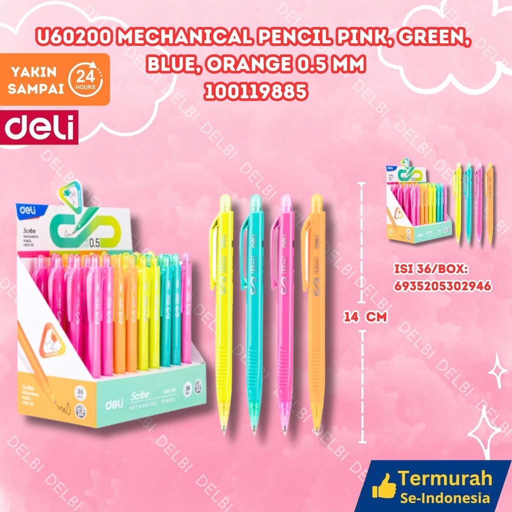 

Mechanical Pencil DELI WARNA WARNI PENSIL