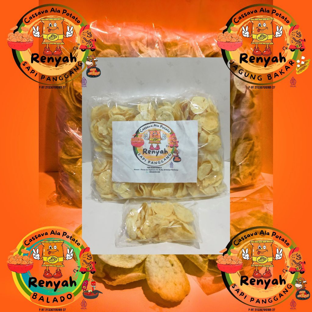 

Keripik Singkong "Cassafa Ala Potato" 30gr