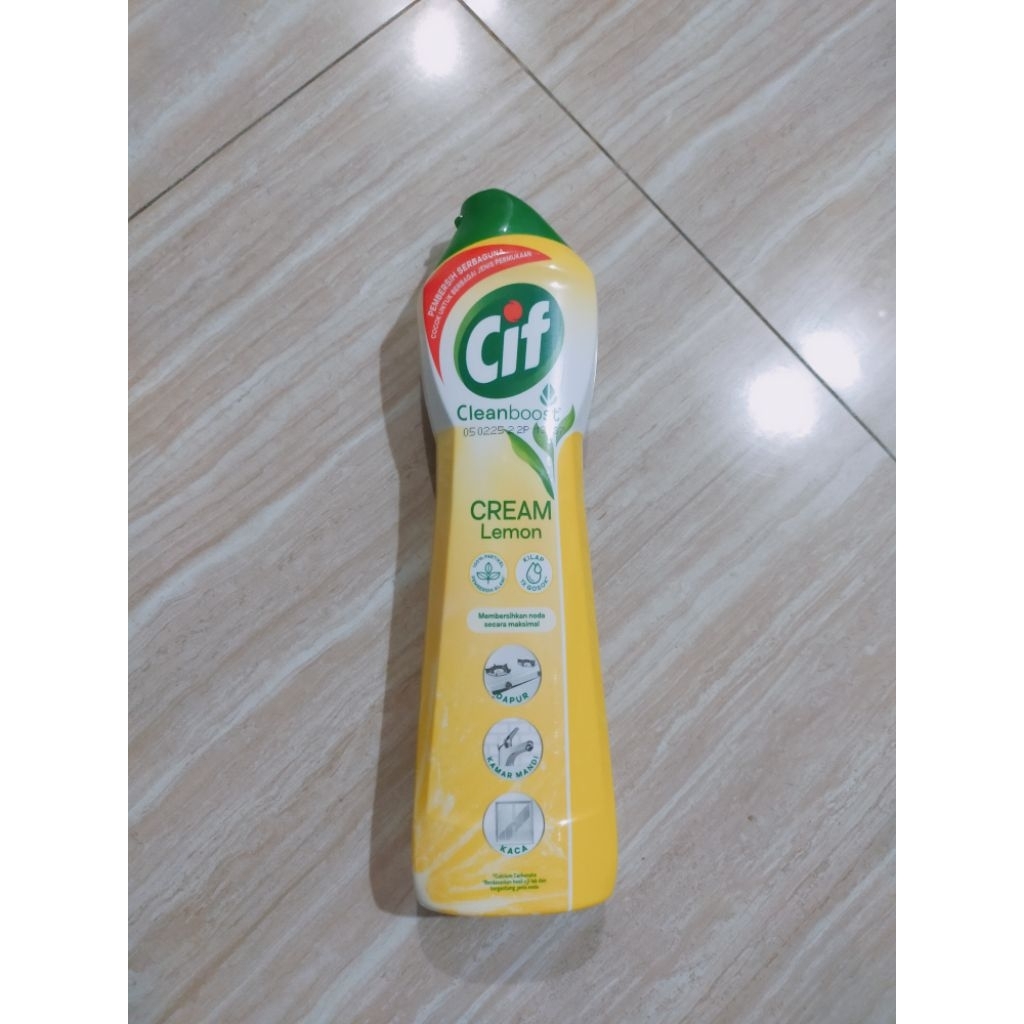 cif cream lemon pembersih serbaguna 500ml