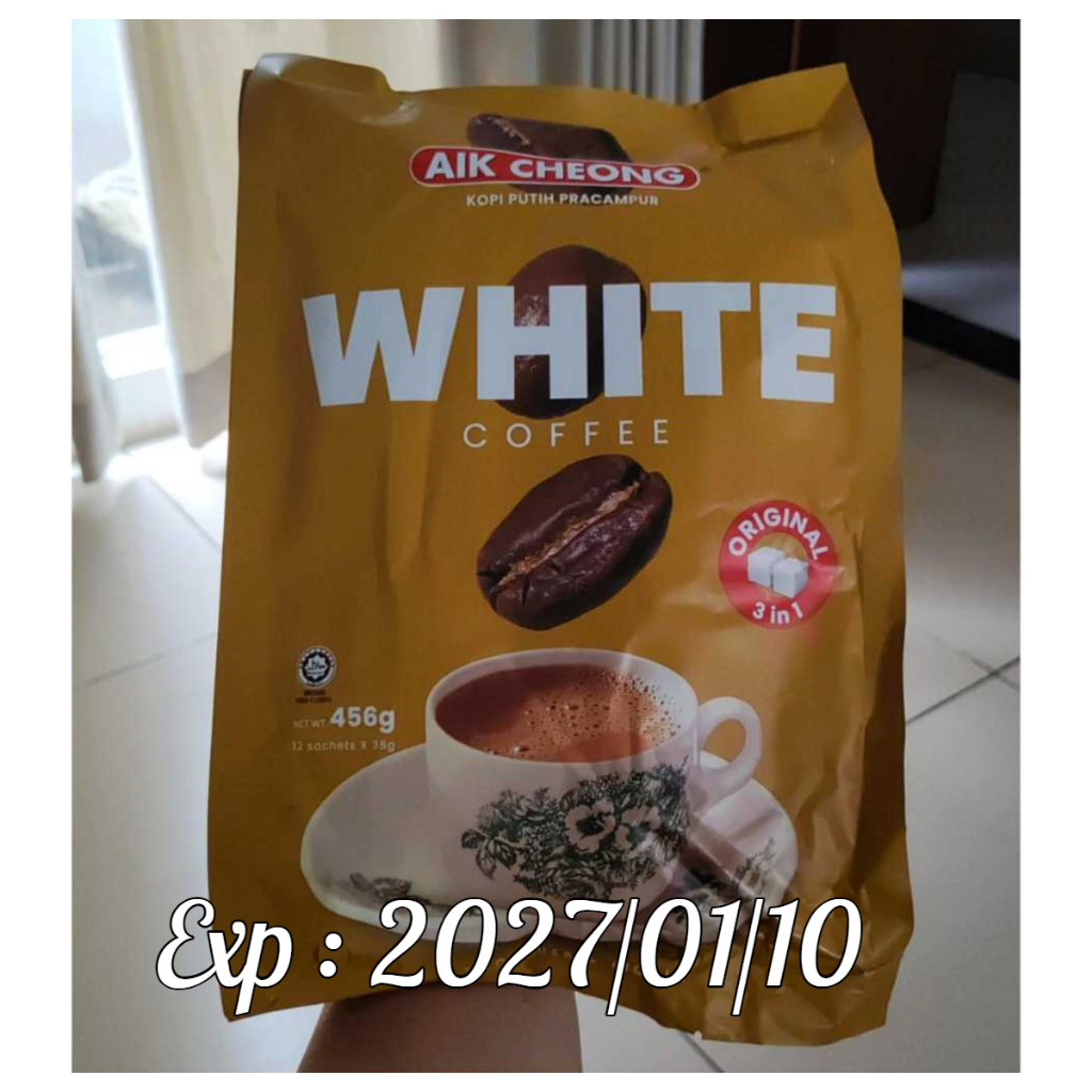 

aik cheong 3 in 1 white coffee original Aik Cheong 3in1 White Coffee Original 12 x 38gram