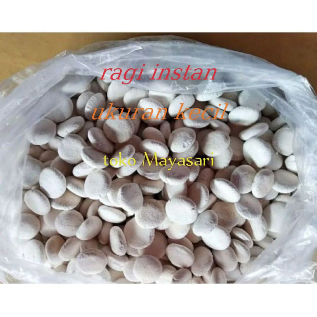 

ragi instan ukuran kecil