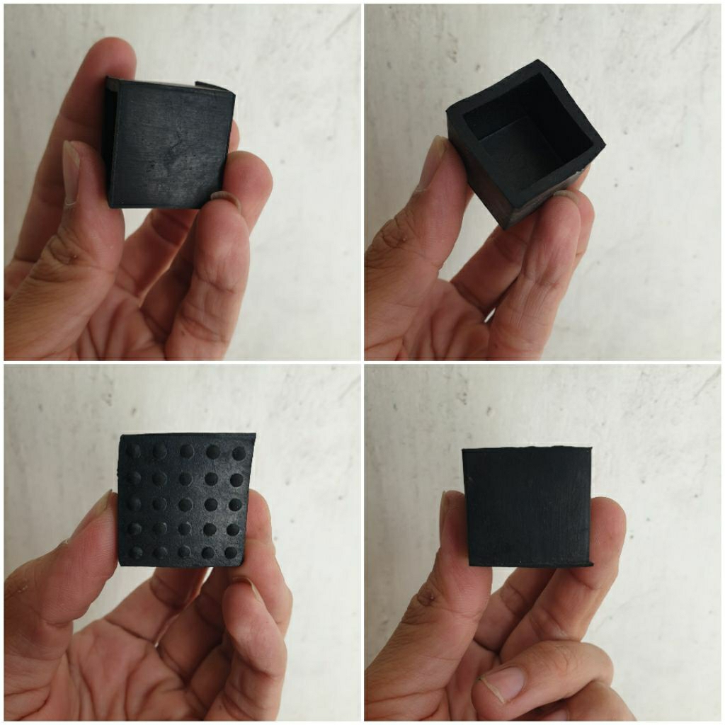 KARET KAKI HOLLOW 25X25 NYARUNG [25X25] KARET BESI HOLLOW