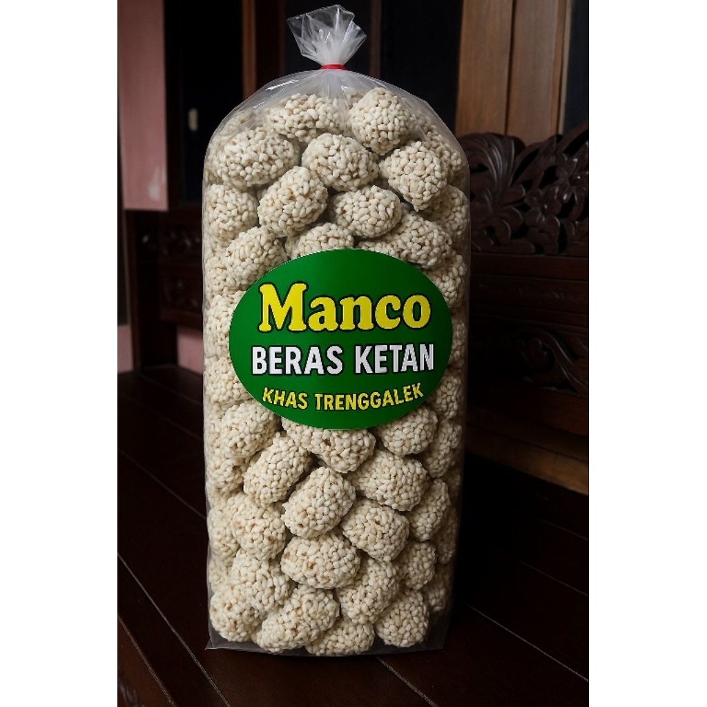 

Camilan Manco ketan khas Trenggalek 250G | 500G | 1kg Free Packing