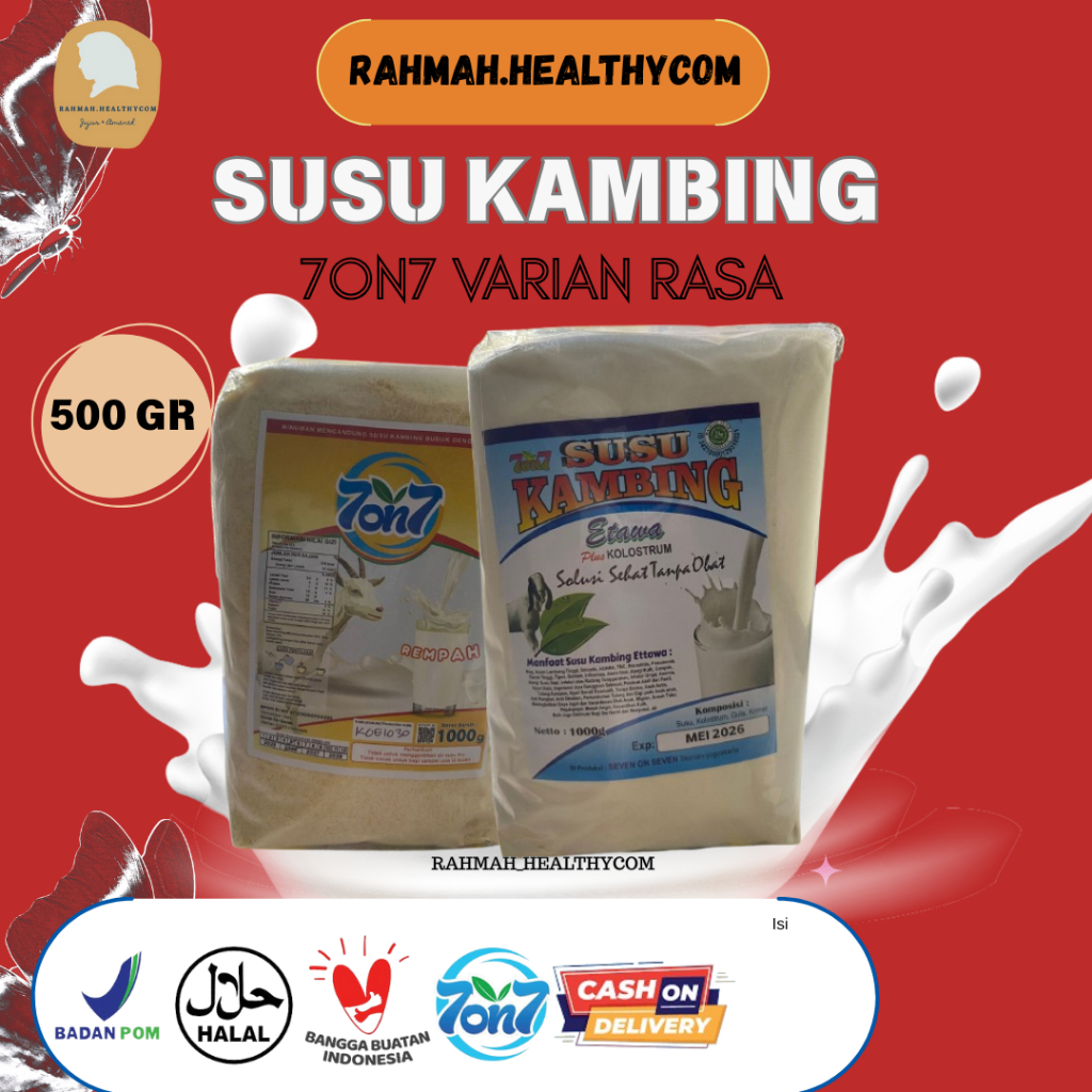

SUSU KAMBING 7on7 Varian Rasa 500gr seven on seven