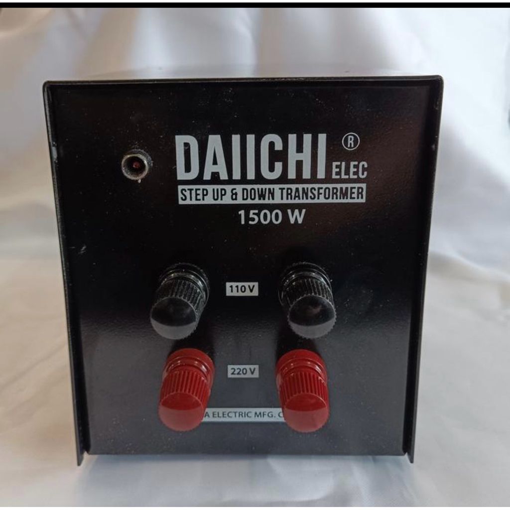 trafo step up step down 1500watt daiichi travo step down 1500w daiichi