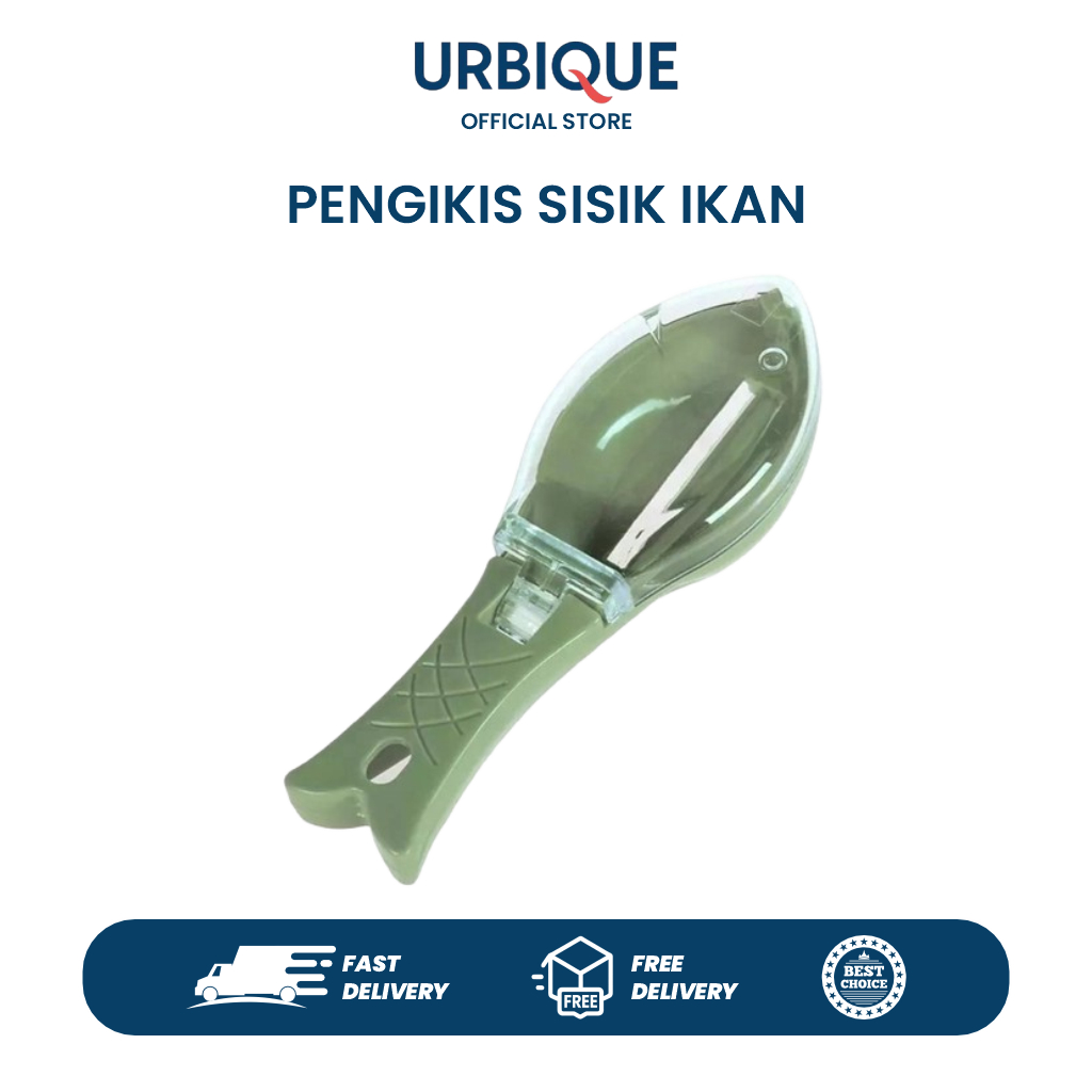 Alat Pengupas Sisik Ikan Profesional - Pembersih Ikan Higienis, Anti Licin, Cepat & Praktis
