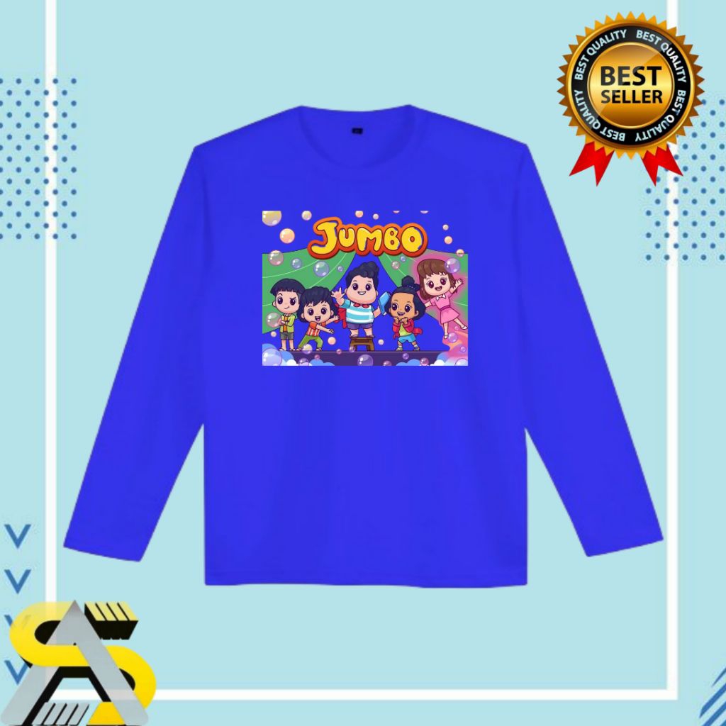BAJU ANAK KAOS ANAK JUMBO FLM ANIMASI LENGAN PANJANG