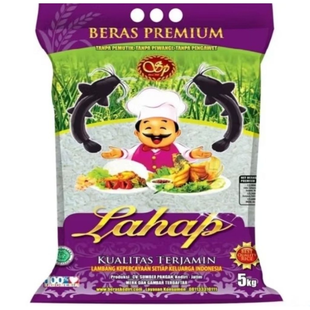 

Beras Lahap lele 5kg
