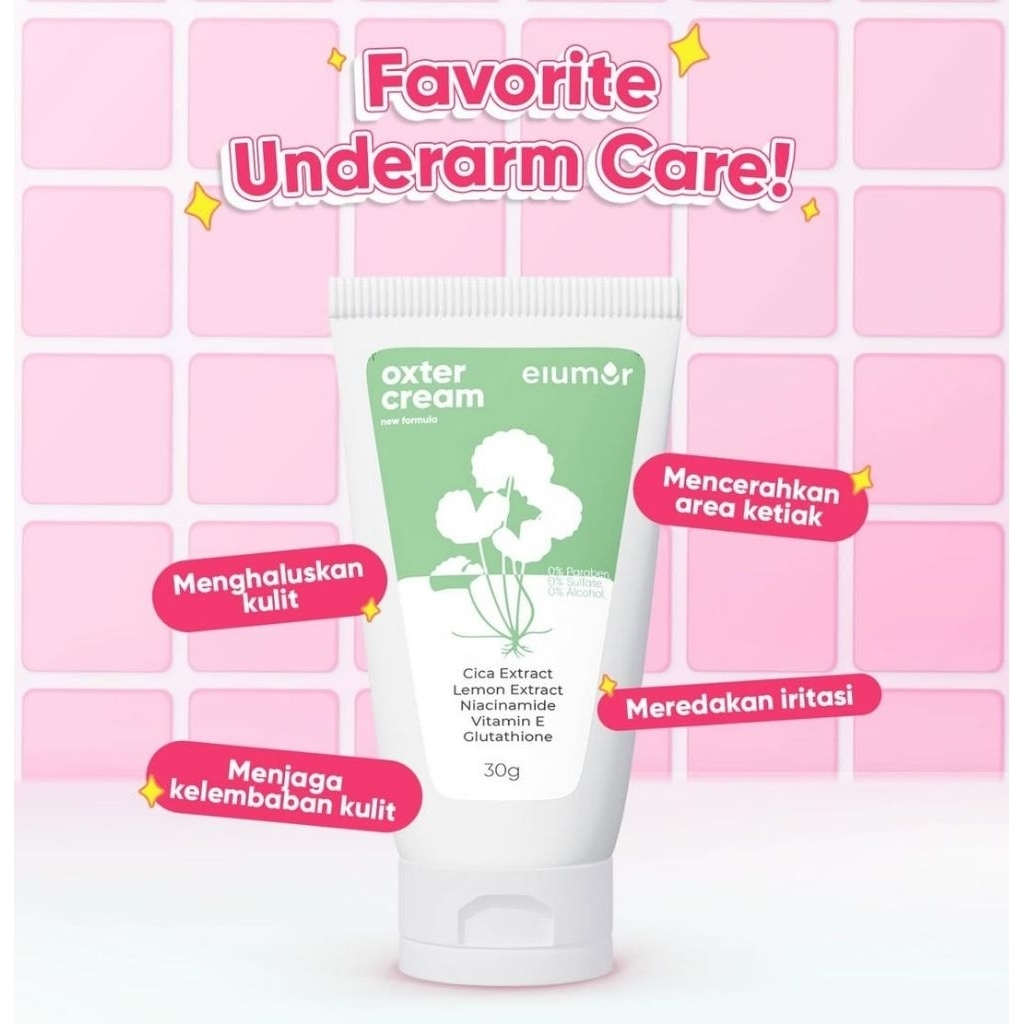 Elumor Oxter Cream New Formula 30 gr