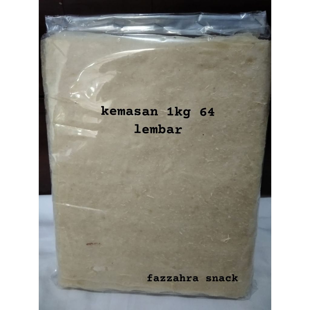 

Fazzahra Opak Singkong Tipis Ori Dari Kebumen Batang 1kg isi 64 lembar