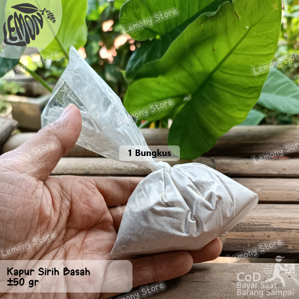 

Kapur Sirih Basah Per Bungkus
