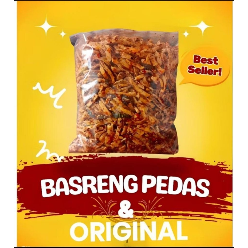 

Baso Goreng Viral Khas Tasikmalaya Renyah dan Gurih isi 100gram Cemilan Enak Basreng