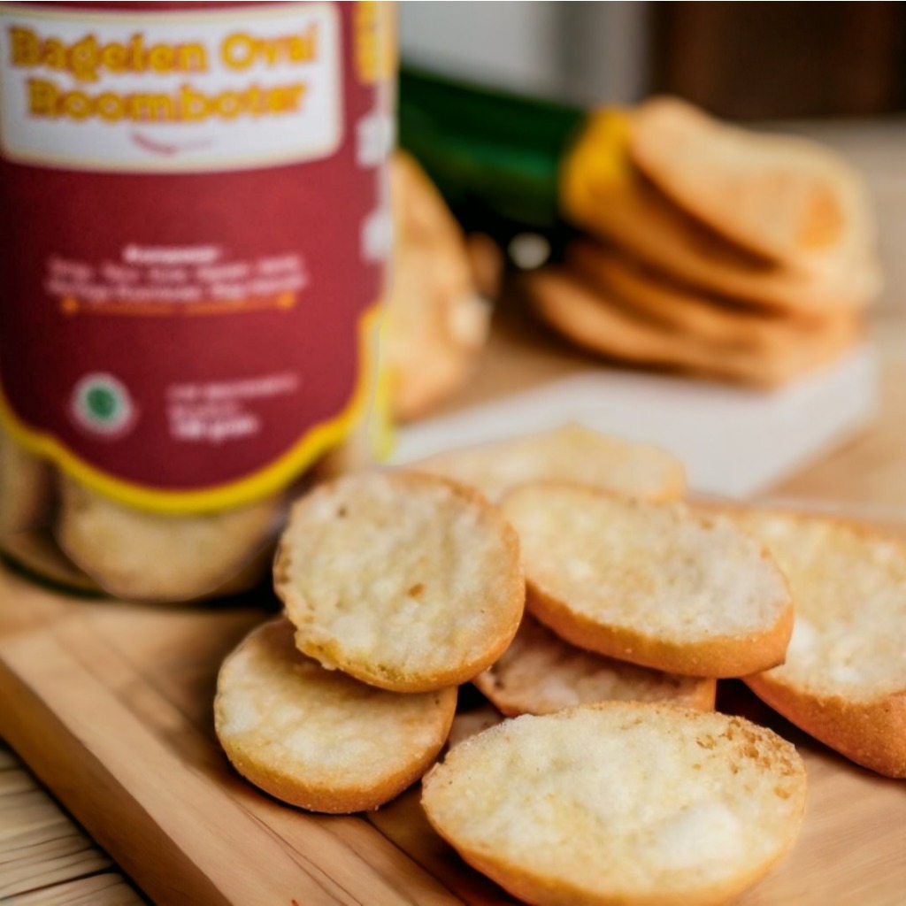 BAGELEN OVAL ROOMBOTER - 140gr - ABADI BAGELEN