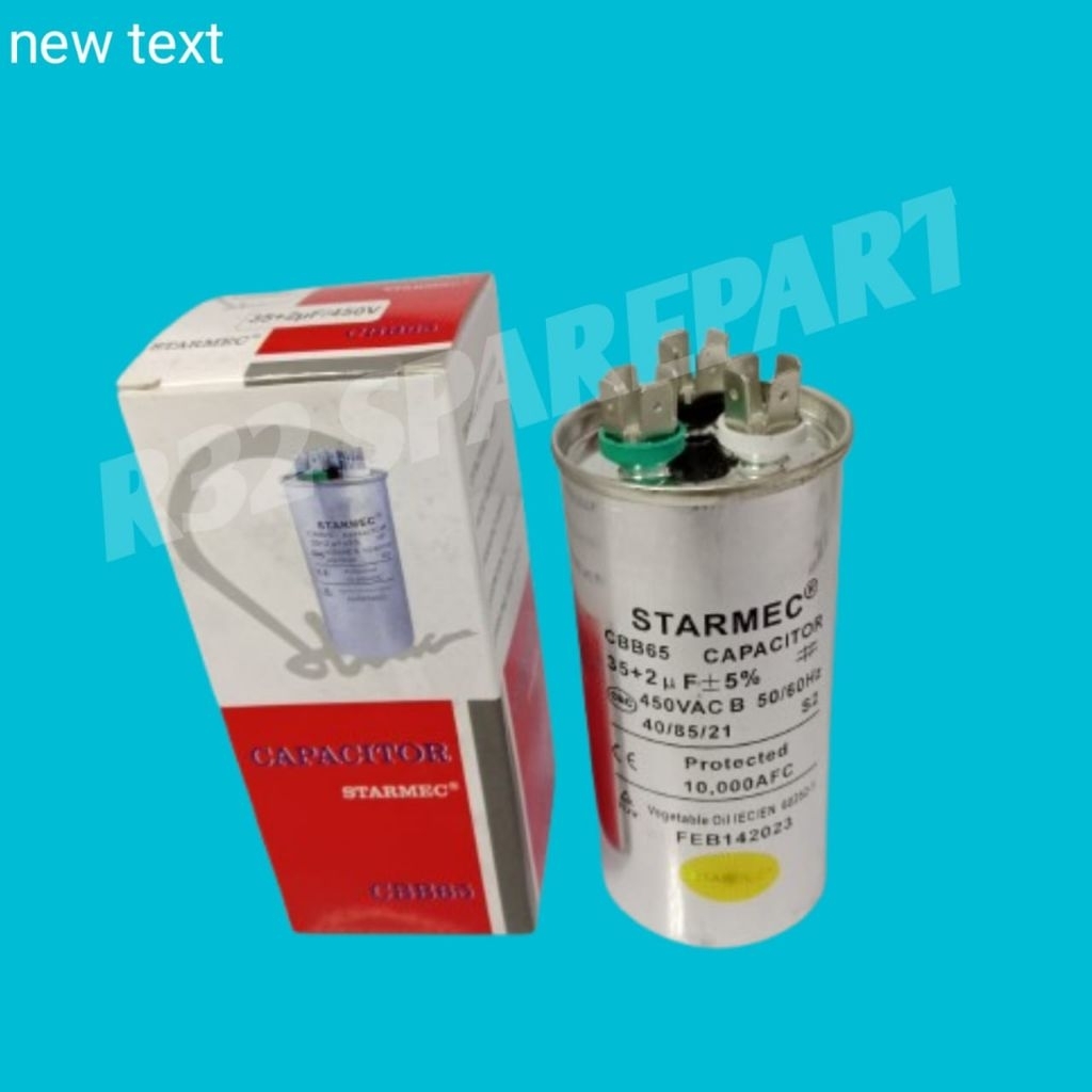 CAPACITOR AC 35+2UF/KAPASITOR AC 35+2UF STARMEC