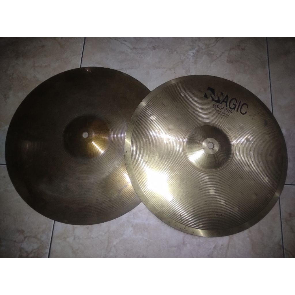CYMBAL HIHAT 14 MAGIC BRASS GERMANY