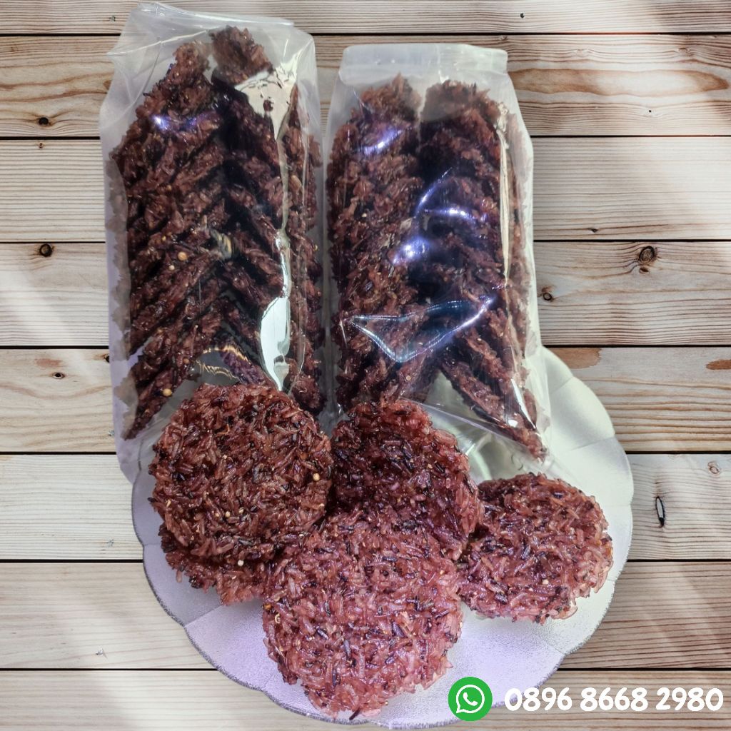 

Rengginang rasa original (ketan hitam)