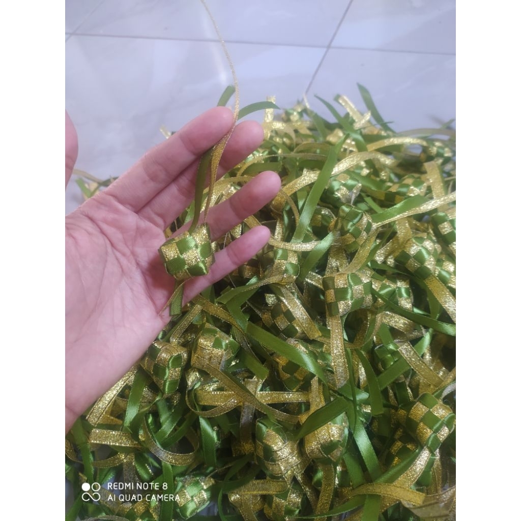 

GROSIR ketupat mini pita satin