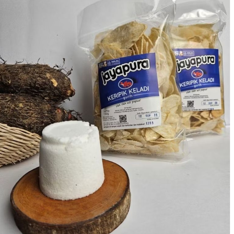 

Keripik Keladi Jayapura Gurih 150 gr