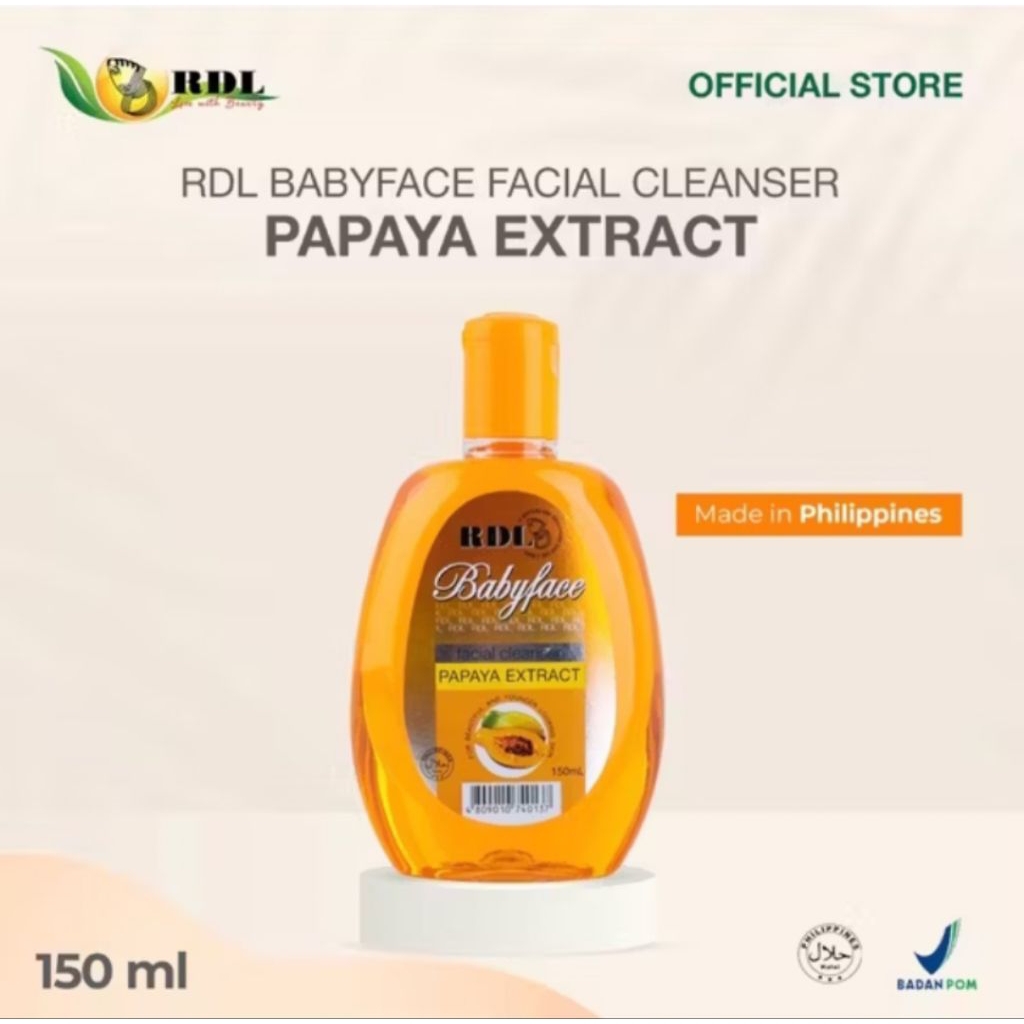 TONER BABY FACE RDL DEEP CLEANSING|Facial Cleanser 150ML-ORIGINAL PHILIPINE 100%