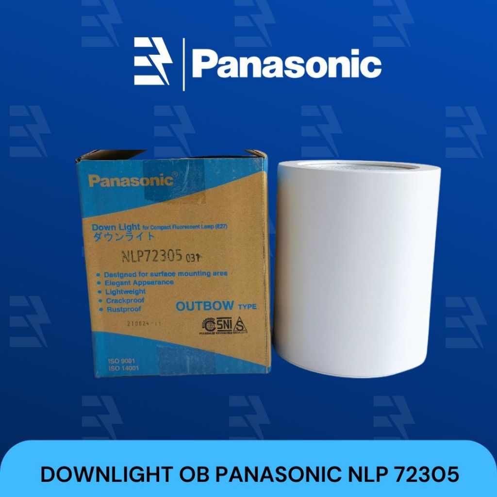 PANASONIC DOWNLIGHT OUTBOW NLP 72305 PUTIH