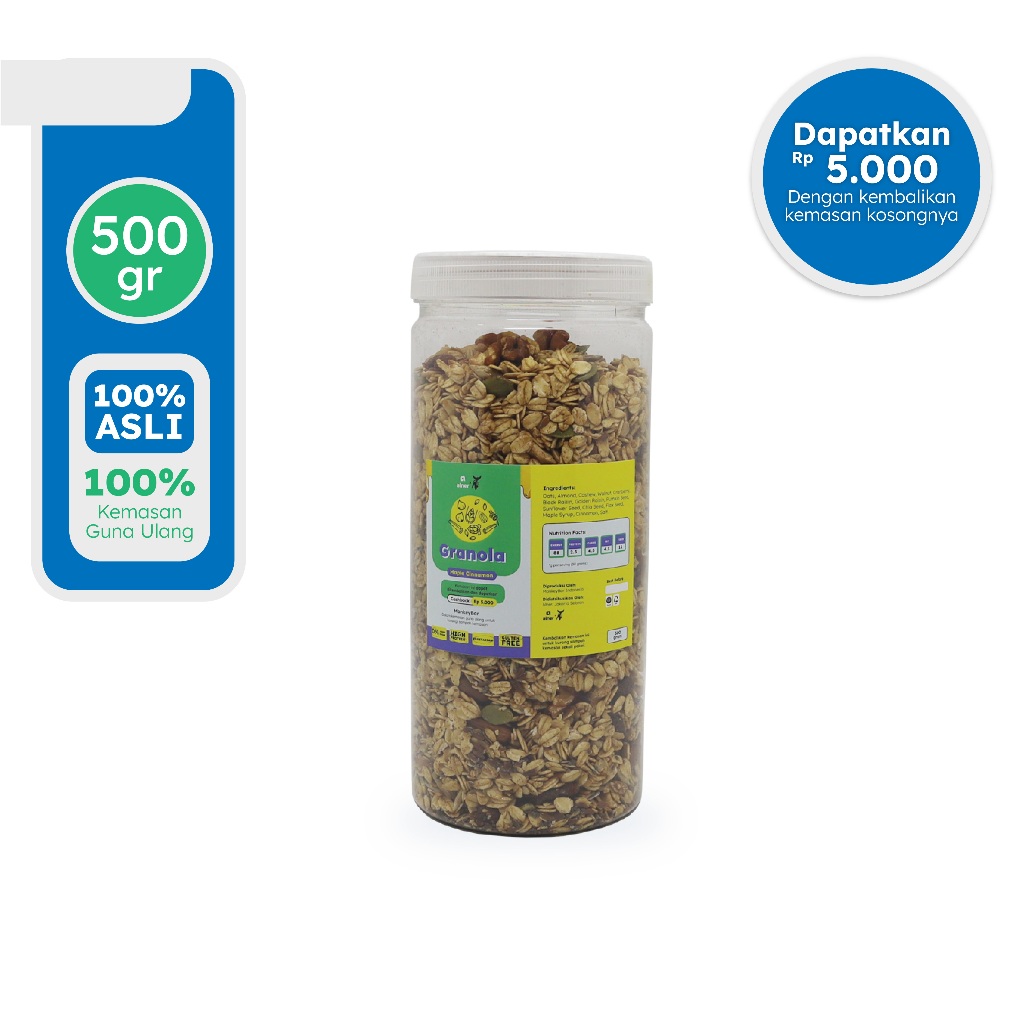 

Monkeybar Granola Maple Cinnamon 500gr