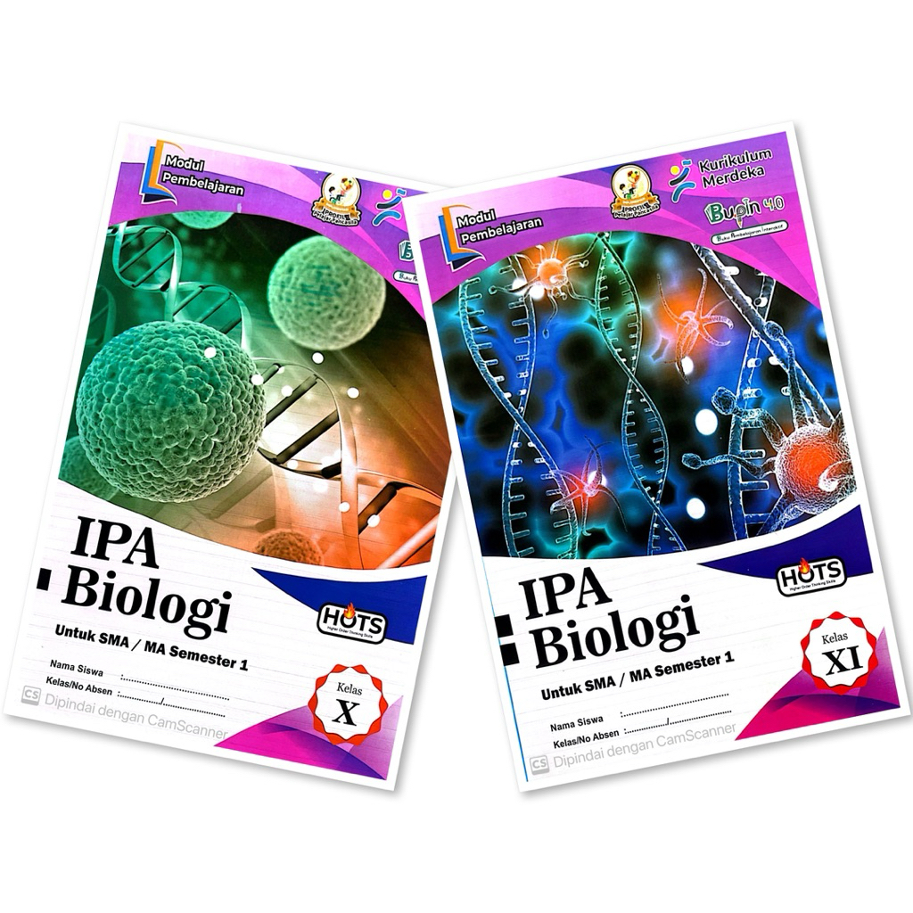 BUKU LKS SMA/MA IPA BIOLOGI 10 11  KURIKUM MERDEKA SEMESTER 1 TA 2025-2026|BUPIN|