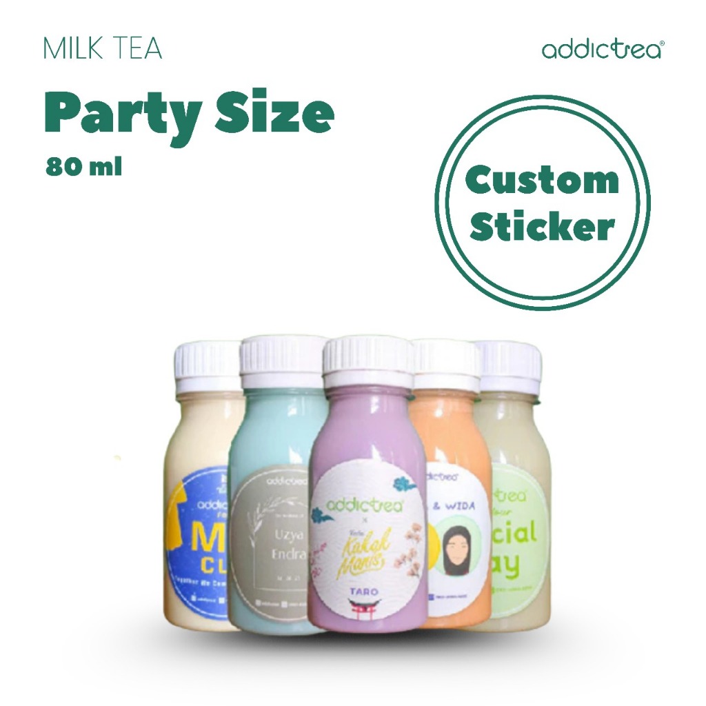 

Addictea Special Milktea Custom Stiker 80 ml | Party Size